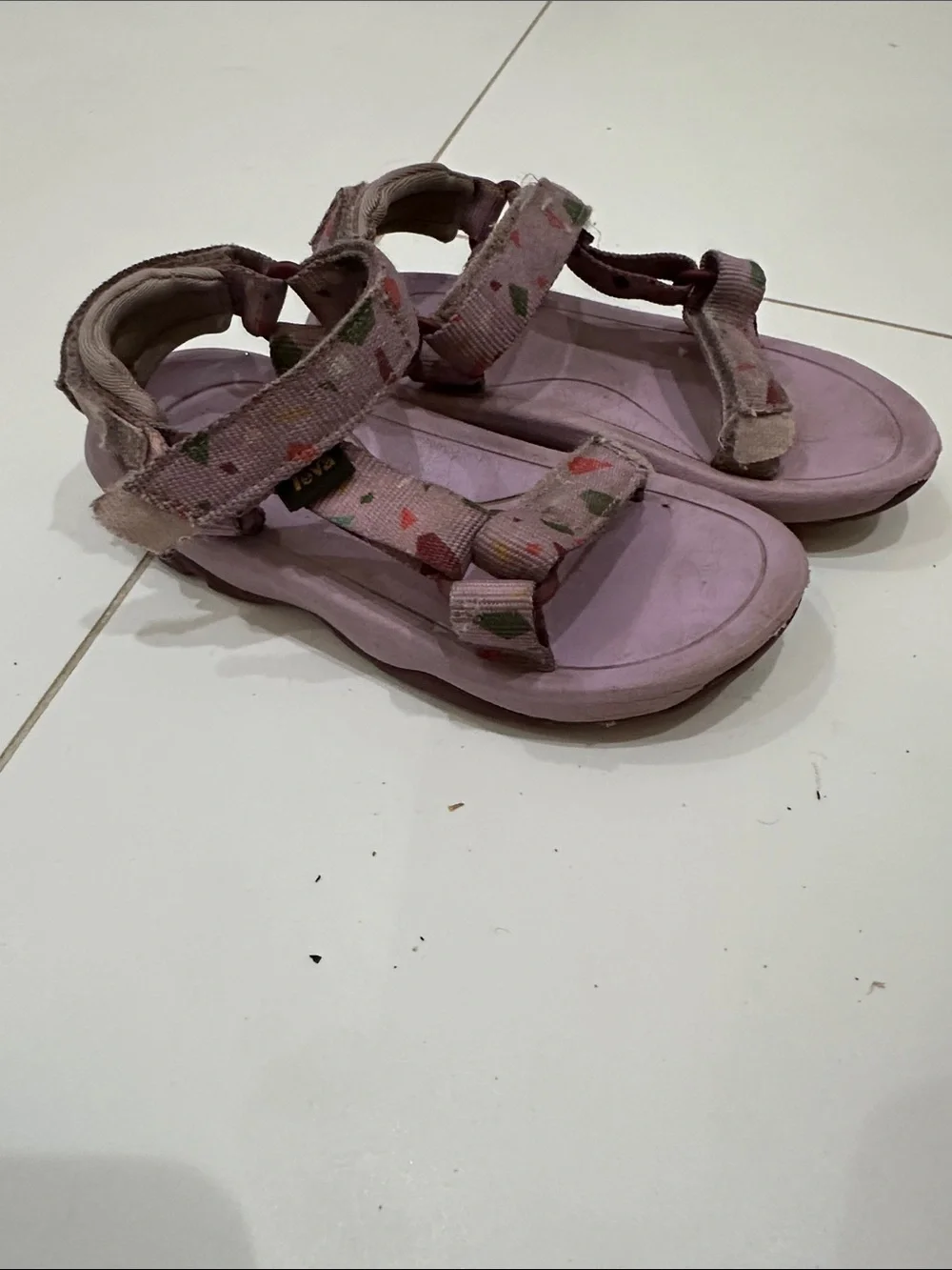 TEVA Kids Lightweight Lavender Sport Sandals 9 girls